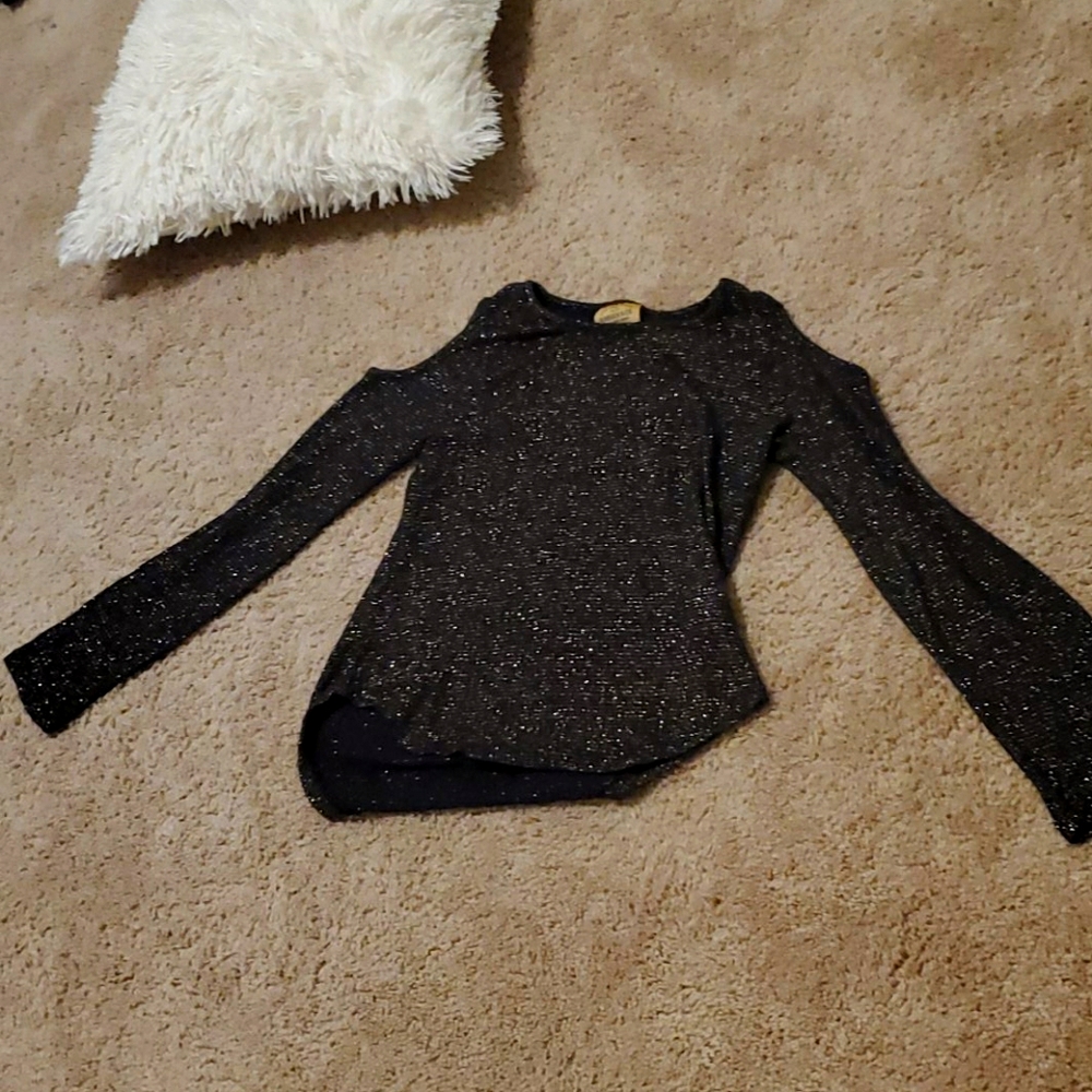 Sparkling long sleeve shirt